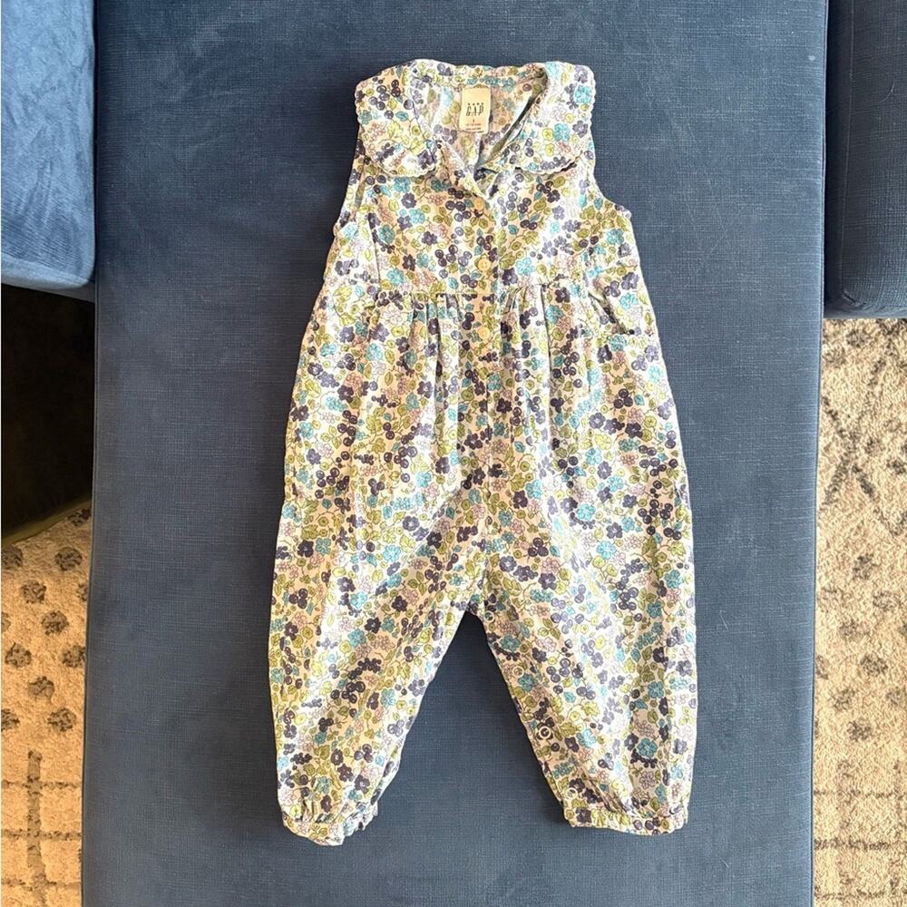 Y2K floral Gap romper